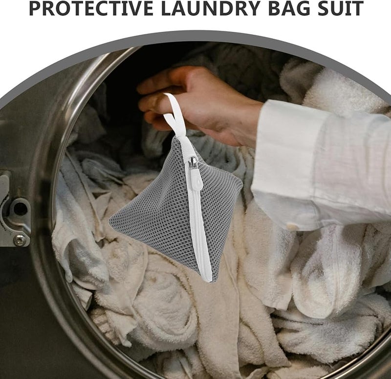 VICASKY 3 حقيبة شبكية من البوليستر للغسيل للملابس الدقيقة حمالات الصدر الجوارب للسفر والاستخدام المنزلي - Image 3